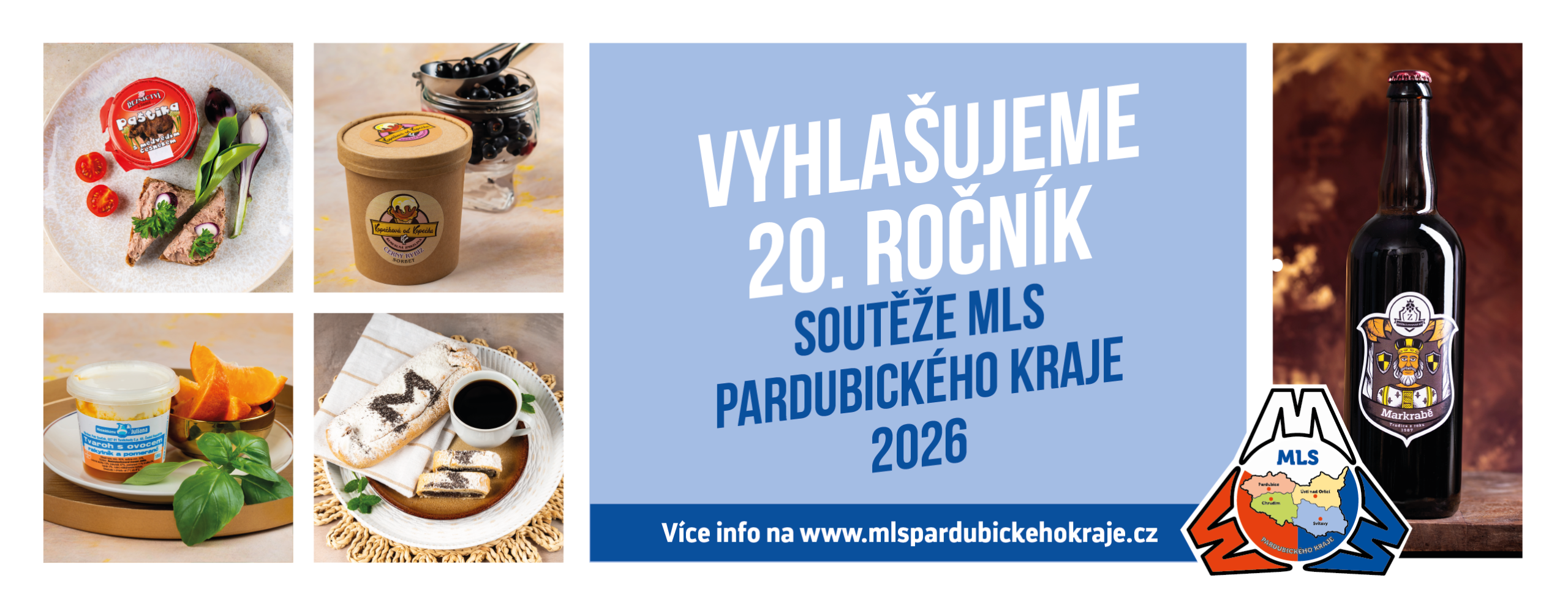You are currently viewing Vyhlašujeme 20. ročník soutěže o nejlepší potravinu Pardubického kraje – MLS Pardubického kraje 2026